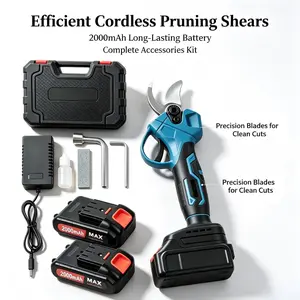 Portable Cordless Electric Pruning Shears, Rechargeable Branch Cutter, Sharp Blade & Labor-saving, for Garden, Orchard & Shrub Trimming