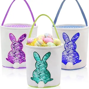 Sequin Easter Baskets for Easter Gift