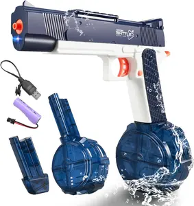 Electric Water Guns for Adults - Automatic Water Gun Powerful, Water Gun with 510cc High Capacity, Electric Squirt Gun, Blue。 cool gift