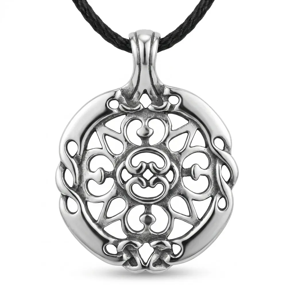 Celtic Harmony Protection Amulet — Pewter Pendant for Spiritual Defense