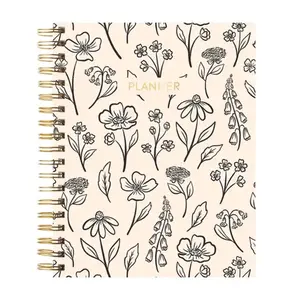 UNDATED PLANNER | Monthly, Weekly Calendar | Note Pages | Coloring Pages | Habit Tracker | Sticker Sheet | Built-in Folder | Soft Touch Hardcover | 8.5x11" or 7x9" sizes | Recycled Paper