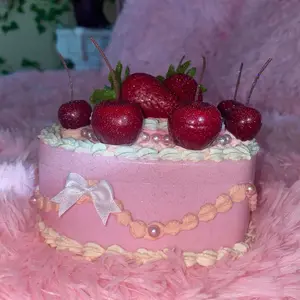 Cake aesthetic storage box