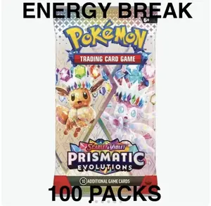 100 pack *Prismatic Evolutions* energy break