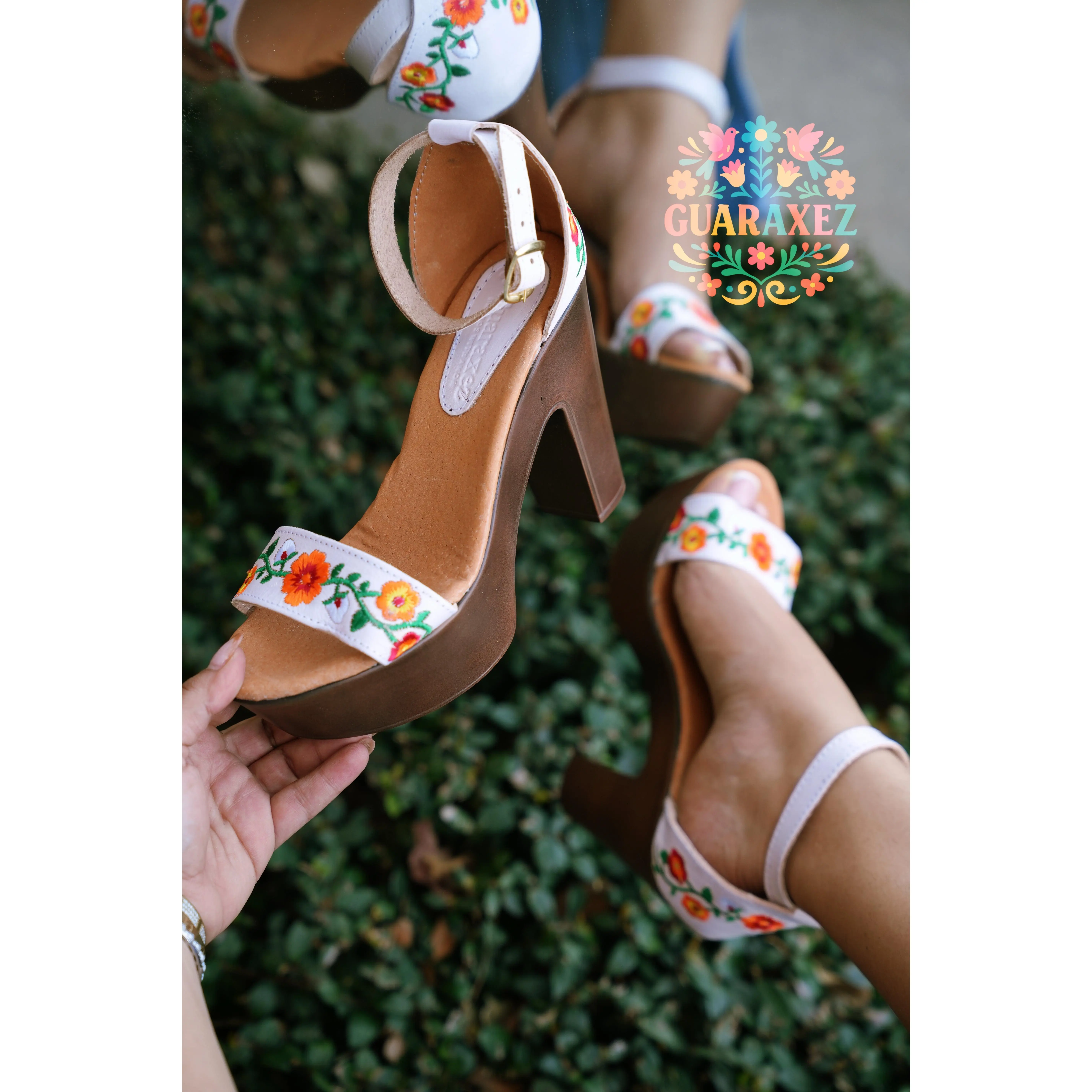Partying in Cancun Heels White