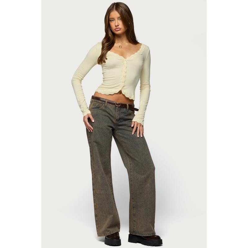 Gayle Lacey Button Up Top