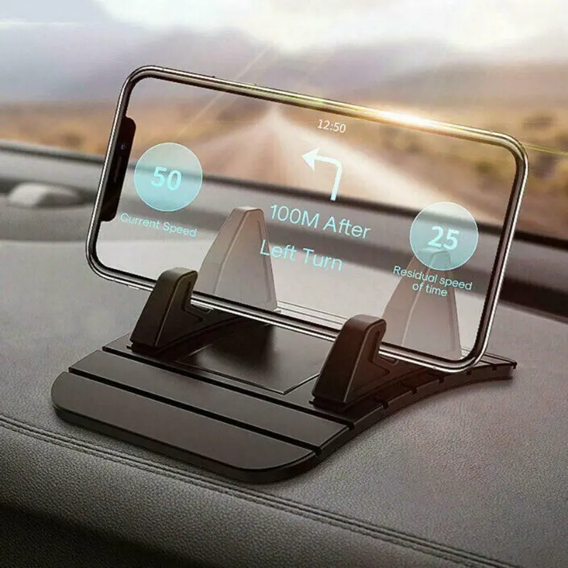 1pc Anti-slip Car Cellphone Mount Car Holder Mat Pad Dashboard Stand Mount for Phone GPS Bracket for IPhone Samsung Xiaomi, Universal Phone Holder Car Mount Smartphone Accessories