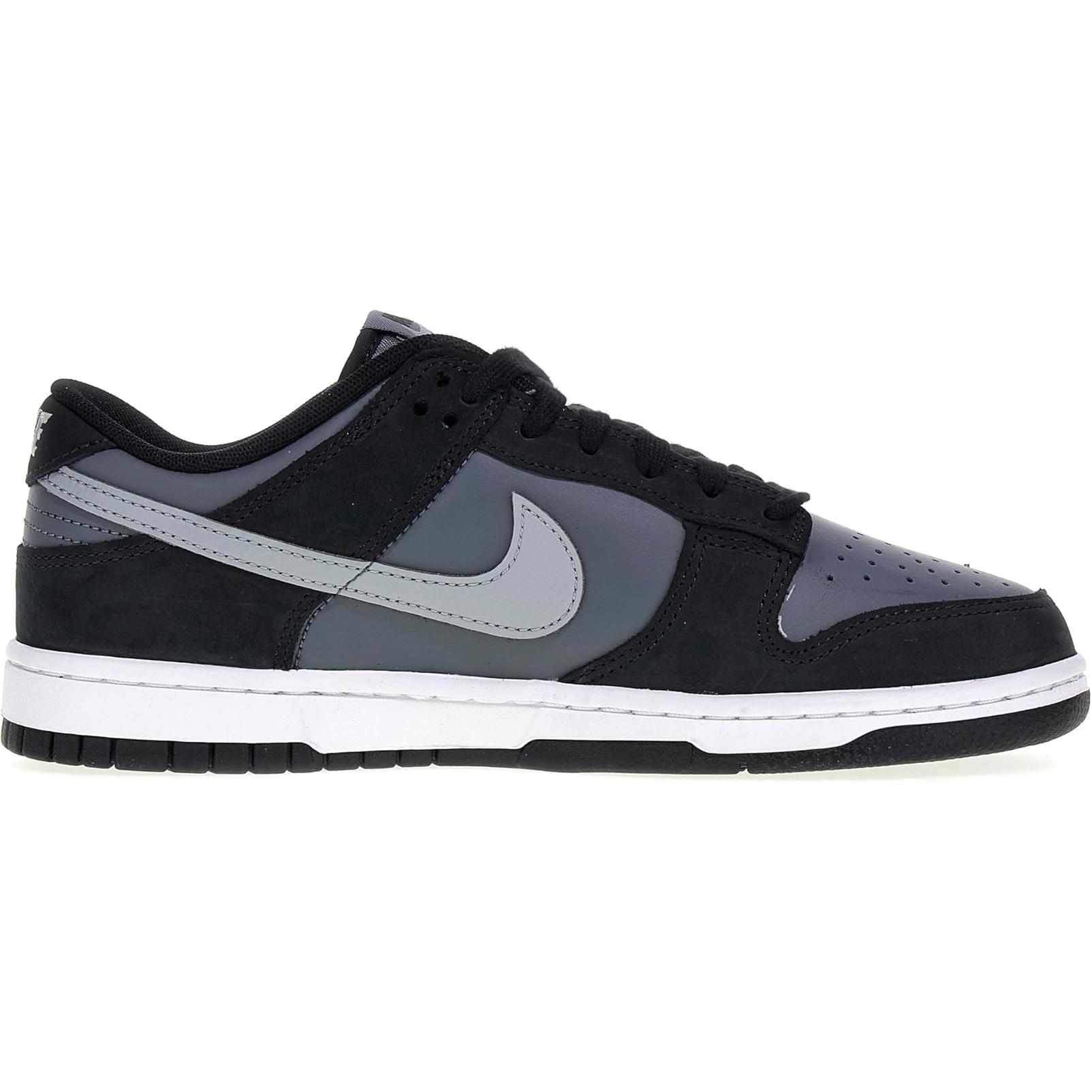 Men's Nike Dunk Low Black/LT Smoke Grey-Smoke Grey (IB3079 001)