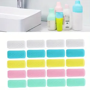 20 Piece Leak Proofing Elastic Sleeves Silicone Travel Bottle Cover Toiletries Beauty & Personal Care
