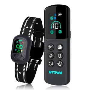 Dog Shock Collar 4900FT Dog Training Collar with Remote/Call Function/Light IP67 Waterproof Electric Collar for Dogs Rechargeable E-Collar for All Breeds, 4 Training Modes(10-120Ibs)