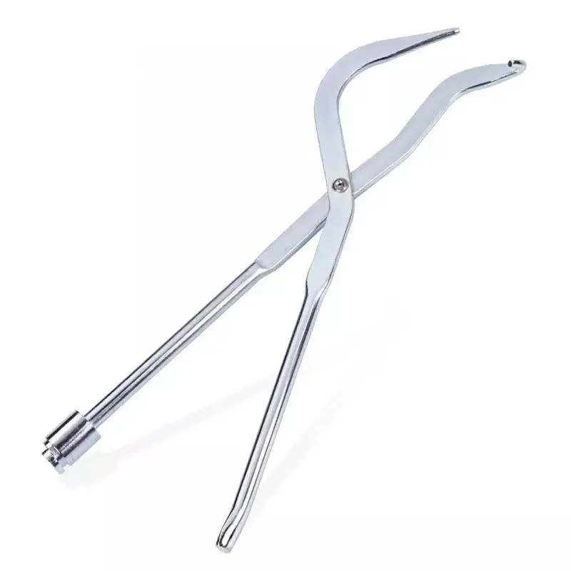 Car Brake Spring Pliers, 1 Count Drum Brake Shoe Return Spring Install & Remove Double Ended Heavy Duty Pliers Installer & Remover Tool for Removal and Installation Hand Tools