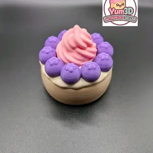 Blueberry Shortcake 3d printed clicker