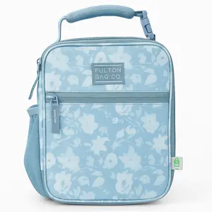 Fulton Bag Co Upright Lunch Bag - Blue Floral