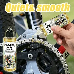 Bike Chain Lubrication Instant Penetration, Smooth, Waterproof Rustproof for Bicycle Motorcycle Mountain/Road Bikes Long-Lasting Protection