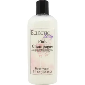 Pink Champagne Liquid Pearl Body Wash, 3 in 1 Use for Bubble Bath, Hand Soap & Body Wash