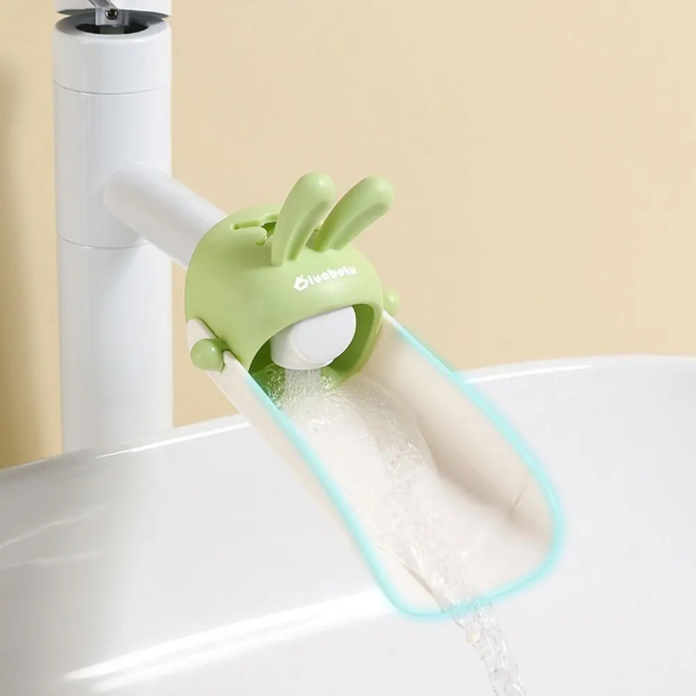 New Children Bathroom Rabbit Tap Faucet Extender Water-saving Cartoon Kids Baby Wash-hand Faucet Extension Bathroom Accessories