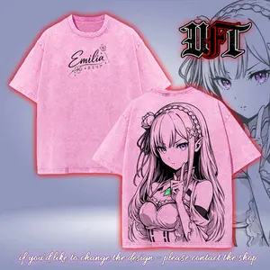 Emilia Echidna Re zero ss4 best waifu line art drawing anime game movie 2 sided washed tshirt graphic tees tank top hoodie sweat shirt menswear