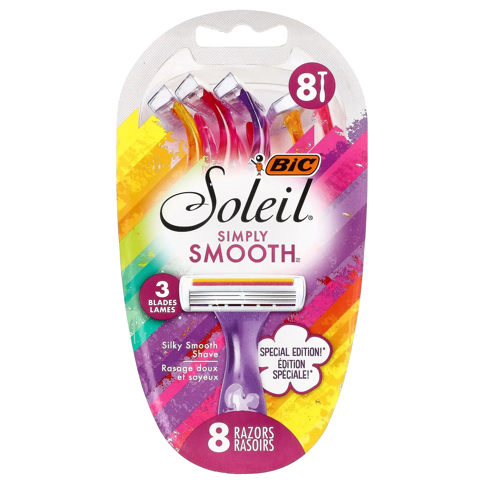 BIC Soleil® Simply Smooth™, Disposable Razors, 8 Razors BIC Soleil® Simply Smooth™, Disposable Razors, 8 Razors