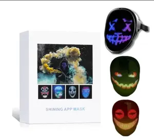 LED Programmable Bluetooth APP Controlled Face Mask