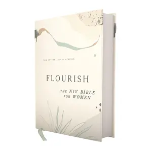 Flourish: The NIV Bible for Women, Hardcover, Multi-color/Cream, Comfort Print by Livingstone Corporation||Zondervan [Hardback Book]