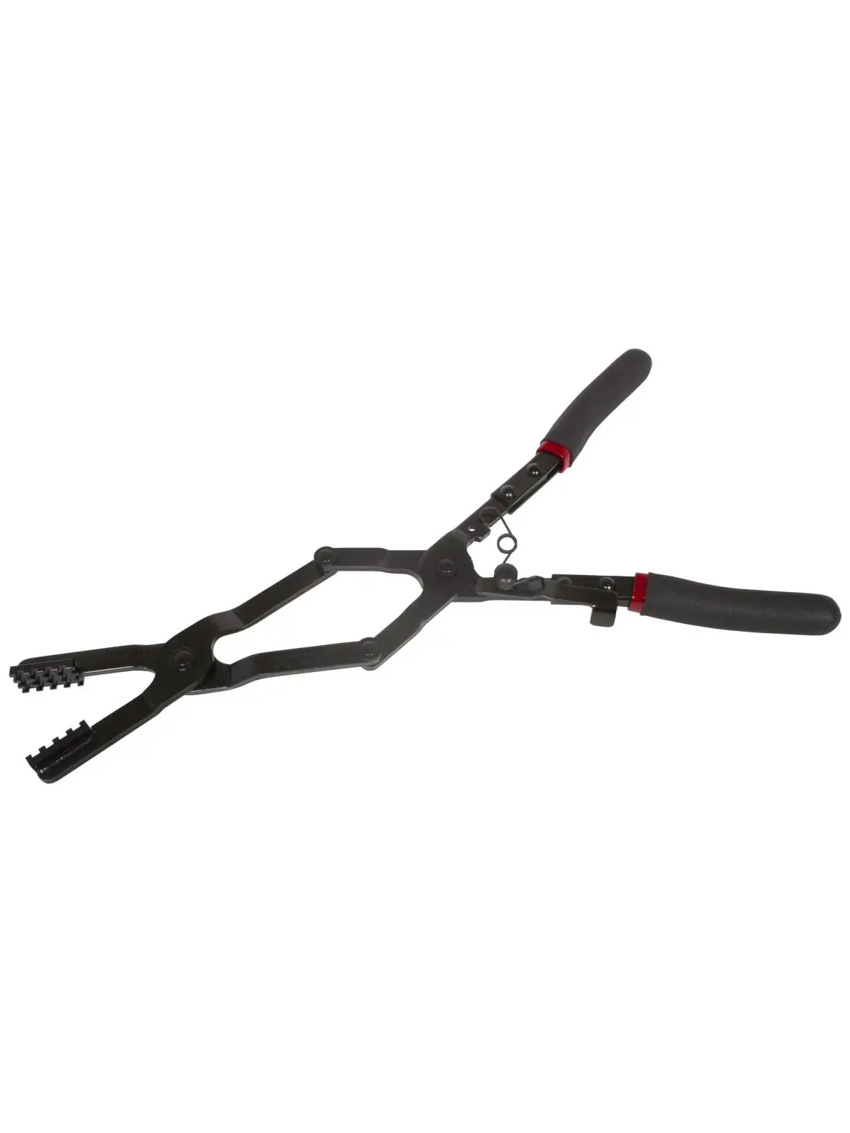Lisle Long Reach Hose Clamp Pliers, Hardware Tool for Holding Pipe Clamps, Hold Pipe Clamps