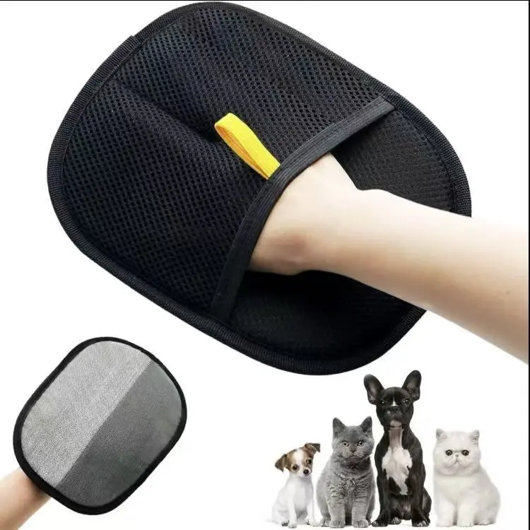 Electrostatic Pet Hair Remover Glove - Deshedding, Reusable Fur Removal Tool, Easy Horizontal Use, Multi-Surface Dog & Cat Grooming (Carpet, Couch)