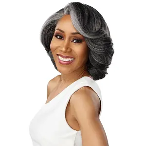 Sensationnel Dashly Salt & Pepper Synthetic HD Lace Front Wig - SP LACE UNIT 9