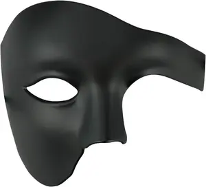 Half Face Men's Phantom Of The Opera Vintage Venetian Carnival Masquerade Mask