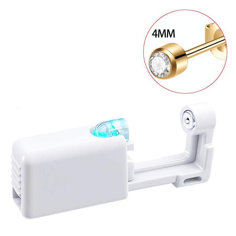 Funky Stainless Steel Cubic Zirconia Earrings With Ear Piercing  Set, For Daily Decoration