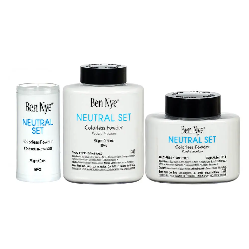 Ben Nye Neutral Set Colorless Face Powder - A Colorless Setting Powder ...