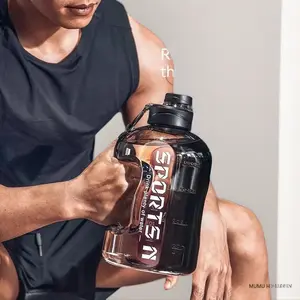 1.7L/2.7L/4L/5L Sports Water Bottle Gym Cycling Cup Portable Large Capacity Water Bottle For Fitness Camping Men Water Kellte