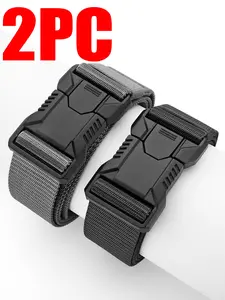 Unisex Tactical Nylon Belt Set, Adjustable Belt, Breathable Canvas Weave, Quick Release Design, Comfortable and Durable, Outdoor Sports and Training