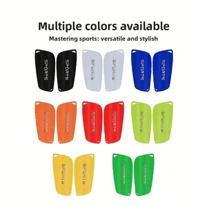 Youth Football Shin Guards Adult Sports Leg Protection Thick Dual Layer Inserted Footboard, Lightweight Comfort Fit, Ideal for Sport Enthusiasts, Soccer Training Equipment