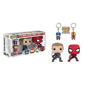 Captain America / Iron Man / Hawkeye / Spider-Man (Civil War) 4-Pack