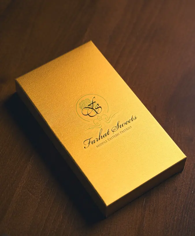 Farhat Sweets Dubai Chocolate - Rich Taste from Dubai - Perfect for Chocolate Lovers - Convenient Packaging - Delightful Choice for Enthusiasts