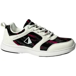 Pyramid Women's Path Lite Hybrid Mesh Bowling Shoes - White/Digital Hot Pink