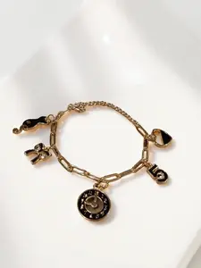 Luxe collection charm bracelet / Gold & Silver plated