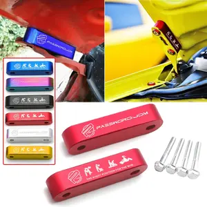 Cars Accessories Engine Hood Vent Spacer Riser Aluminum Billet Alloy Kit