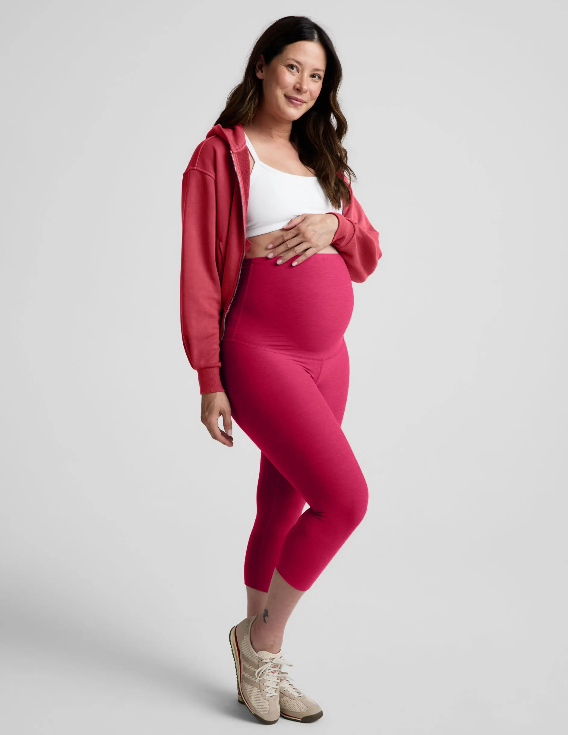 Spacedye™ Love The Bump Maternity 20.5" Capri Legging