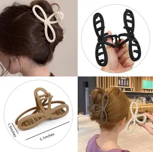 Oversize Butterfly Hair Claw Clip – 5.1 inc (13cm) Matte Finish