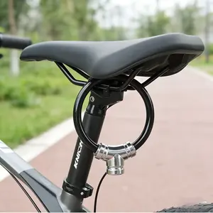 Feather-Light 112g Ring Bike Lock - Portable, Secure, & Scratch-Free for Ultimate Anti-Theft Protection. Universal Fit, 2 Keys.