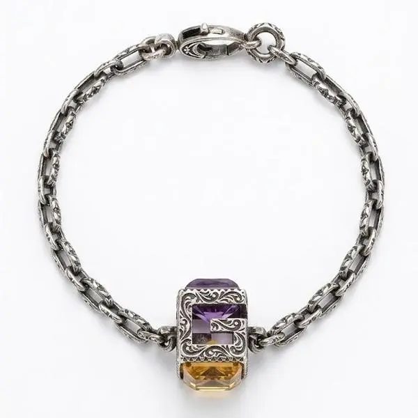 Pre-owned GUCCI Square G Cube Bracelet 4000043252684