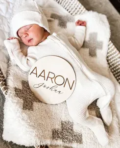 Engraved Baby Name Sign / Wooden Name Sign / Baby Name Plaque / Name Announcement Plaque / Rose Nursery Decor / Newborn Photo Prop