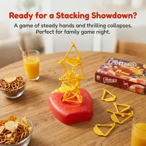 2026 NEW Exploding Fries.Stack Balance Game for Family Game Night Parties & Preschool Fun Fun for ALL Ages Boost Key Skills Portable & Easy to Store