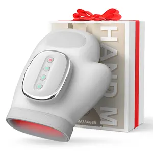Hand Massager with Heat Therapy and Pressure Function, Relieves Joints, Massage Hand Muscles, 3D Stereoscopic Pressure, Office Workers, Gamers
