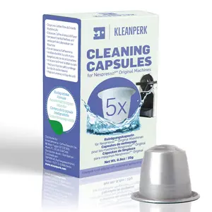 Kleanperk Cleaning Pods for Nespresso Original Machines I Cleaning Kit for Better Tasting Coffee I Coffee Machine Cleaner I Easy and Safe to Use