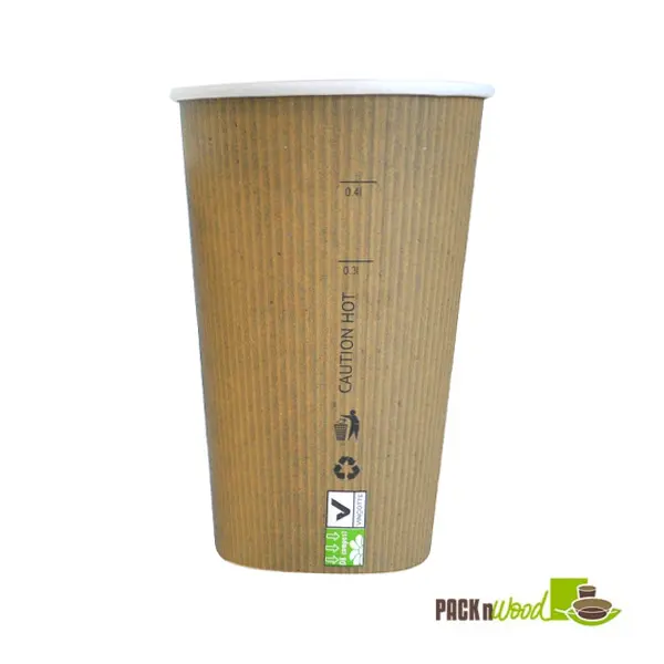 Packnwood 210CHP26WHW 0.2 in. Durable Solid Paper Straw Individually Wrapped, White