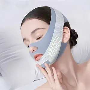 V-Shape Anti-Snoring Mask, Comfortable No Scent Sleep Mask, Day and Night Use, Breathable Design with Soft Padding, Ergonomic Fit