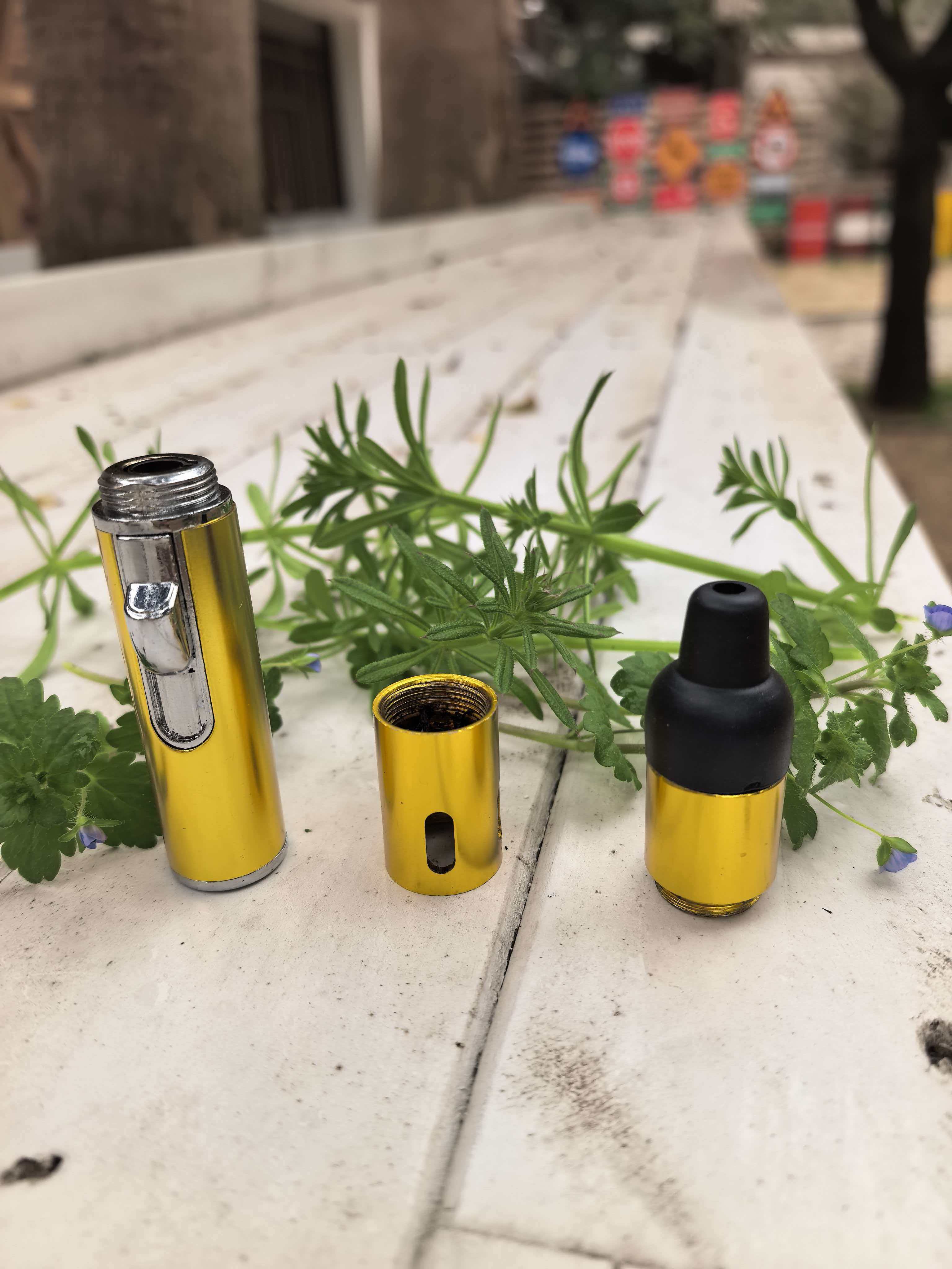 (No Gas) 2pc Refillable Windproof Lighter | One-Hand Ignition, Adjustable Flame, Sturdy Aluminum, Compact & Portable