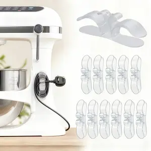 Lancord Cord Organizer for Appliances, 12 Pack Upgraded Kitchen Appliance Cord Organizer Stick On Appliance Wire Organizer Wire Wrapper for Kitchen Appliances Mixers, Coffee Maker, Pressure Cooker
