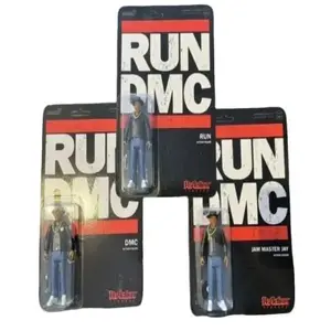 Run DMC and Jam Master Jay - Super7/Reaction Figure - Wave 1 - 3.75 Inch